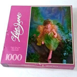 New Lisa Jane Green Fairy Toe 1000 Piece Jigsaw Puzzle Sealed Box Unopened